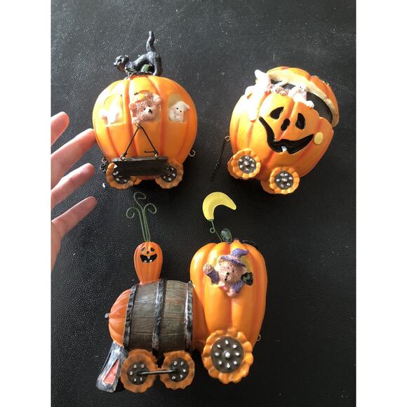 Oriental Trading Co Halloween Pumpkin Train With Box - Picture 2 of 8